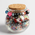 Magic 8 Ball Beads Black Number Beads Neon Flower Beads Cherry Charm Y2K Edition DIY Jar