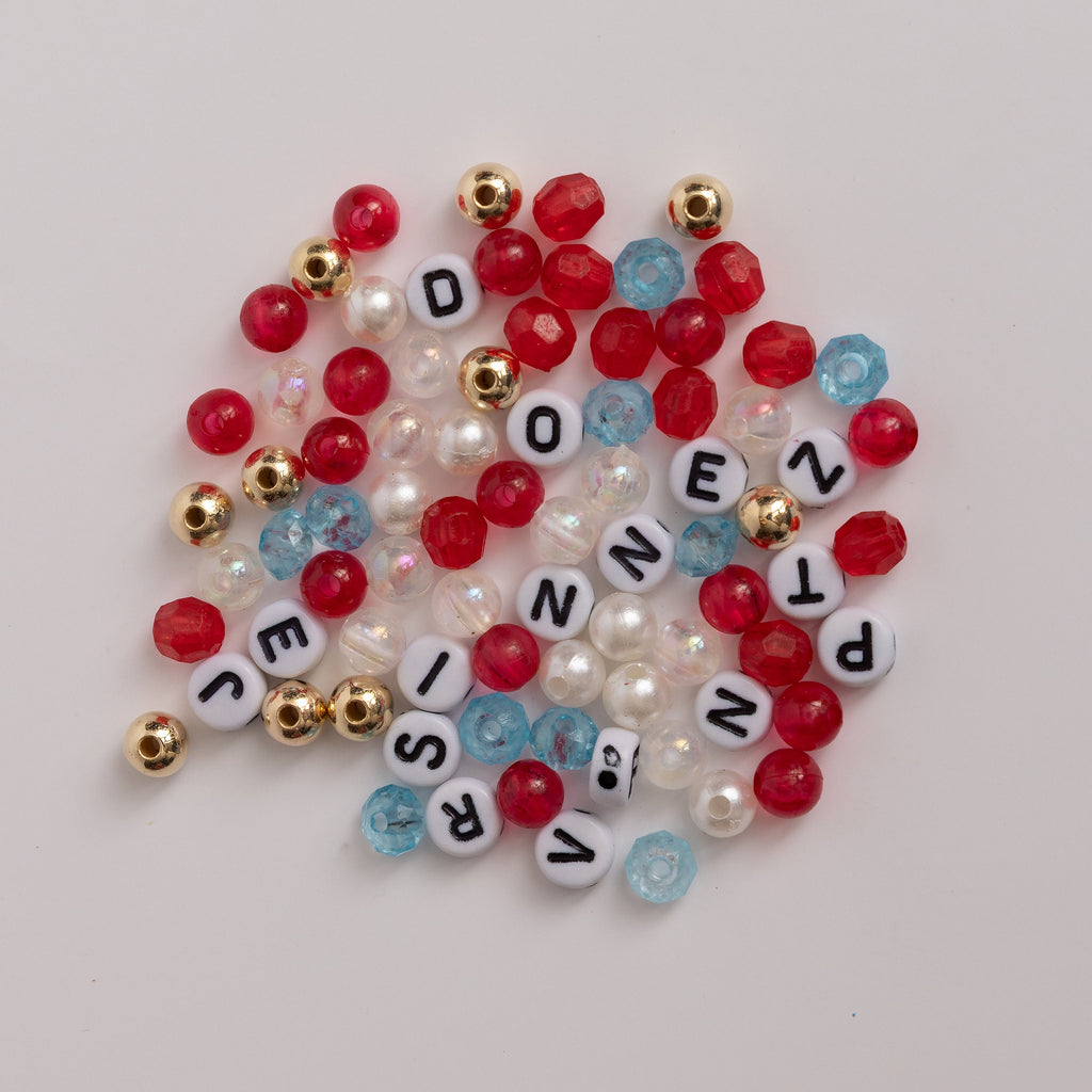 Christmas Woodland Gnome DIY Jar Letter Bead Jar Kit