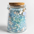 On Cloud 9 Baby Blue Letter Beads with Number Beads Cloud Charm DIY Jar