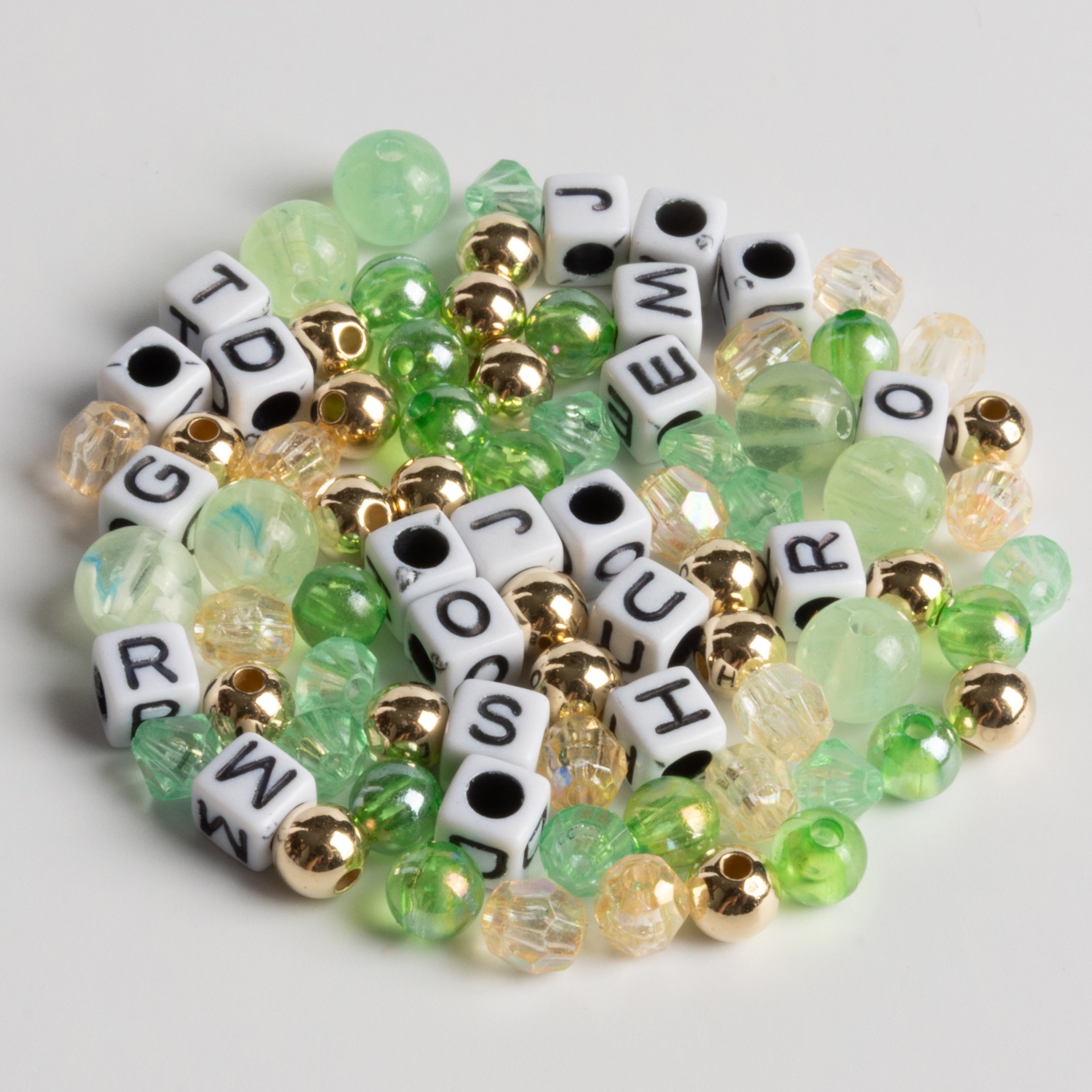 Enamel Tomato Charm Neon Green Beads DIY Jar