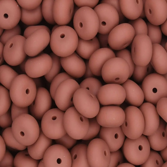 14MM ABACUS BEAD REDWOOD #79 (10ct)