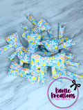 D7 BEADABLE JUMBO SILICONE BOW BRIGHT LEOPARD (1ct)