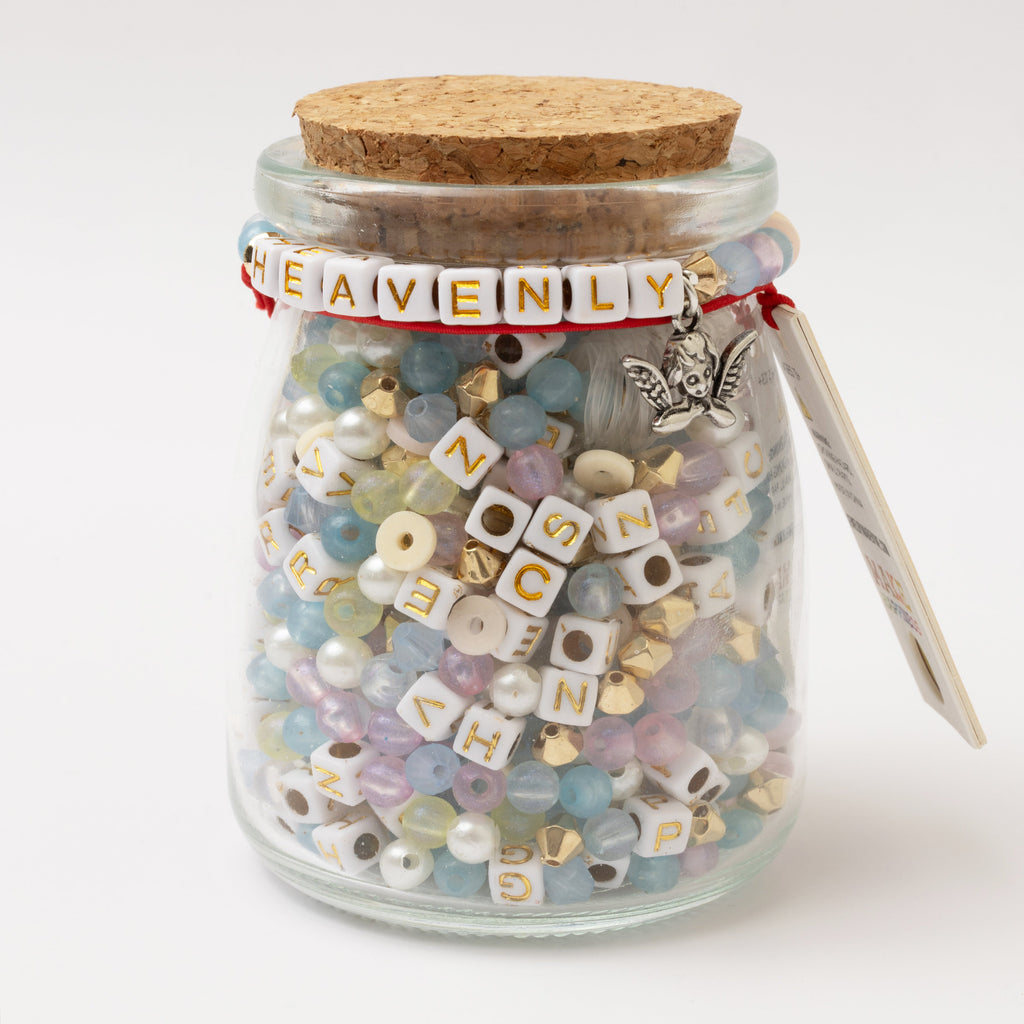 Heavenly Pastel Bead Jar