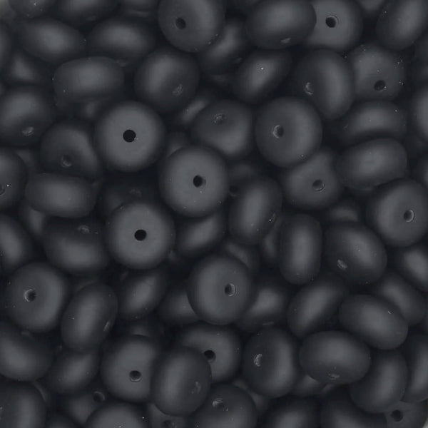 14MM ABACUS BEAD BLACK #27 (10ct)