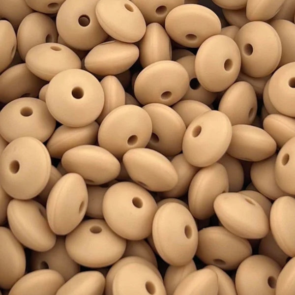 #11 12MM LENTIL CARAMEL (10ct)