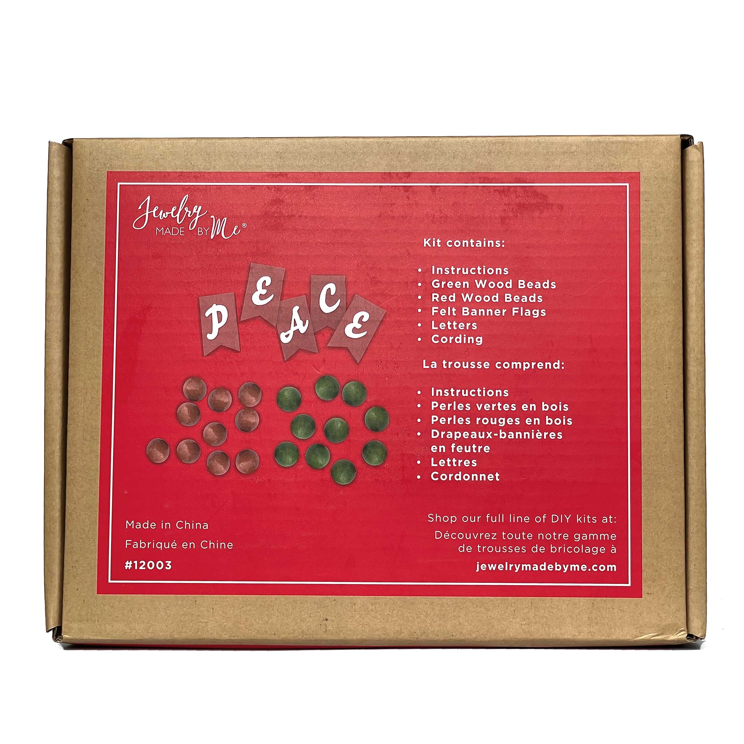 Holiday PEACE Garland DIY Kit