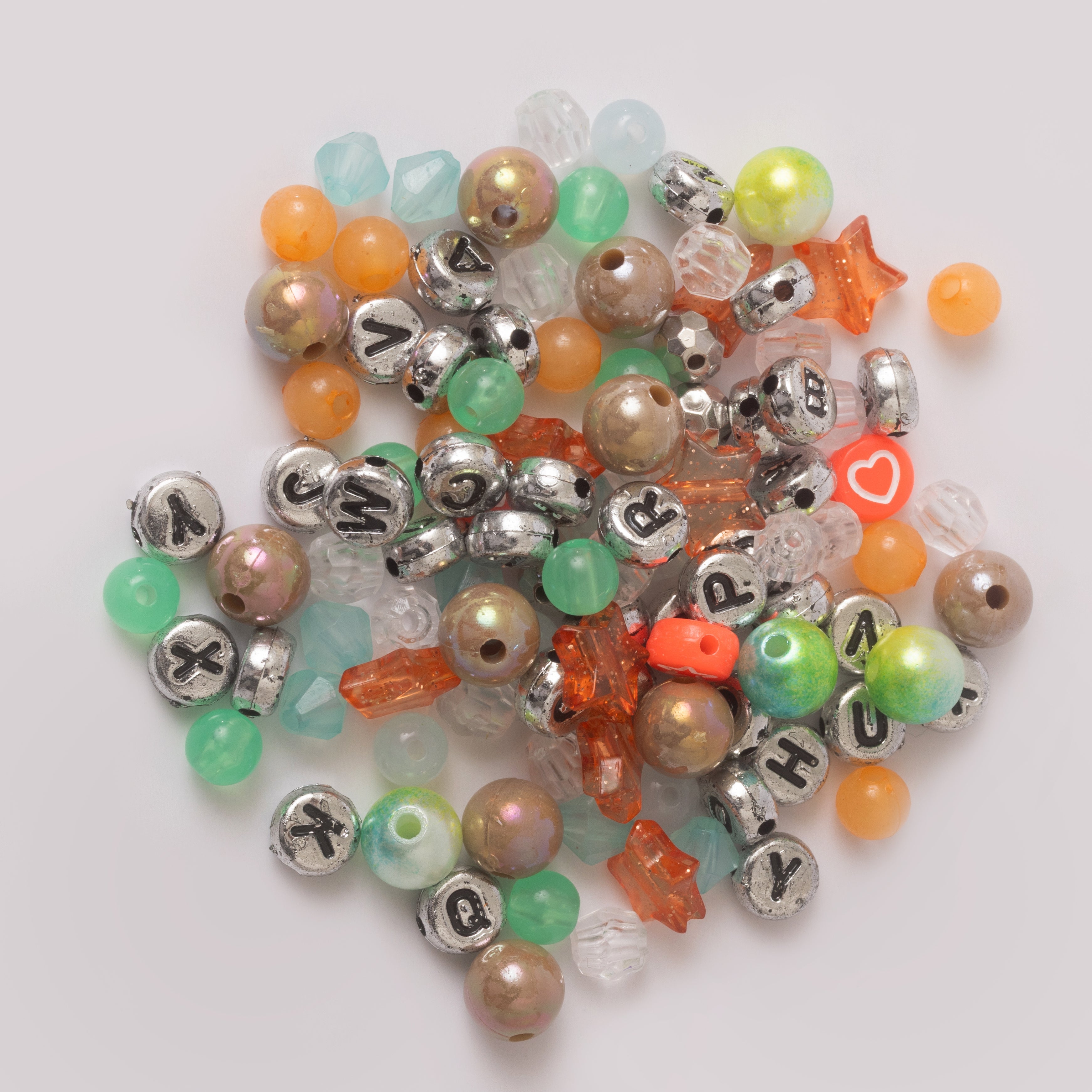 Showgirl Letter Bead Bracelet Making Bead Jar DIY Kit