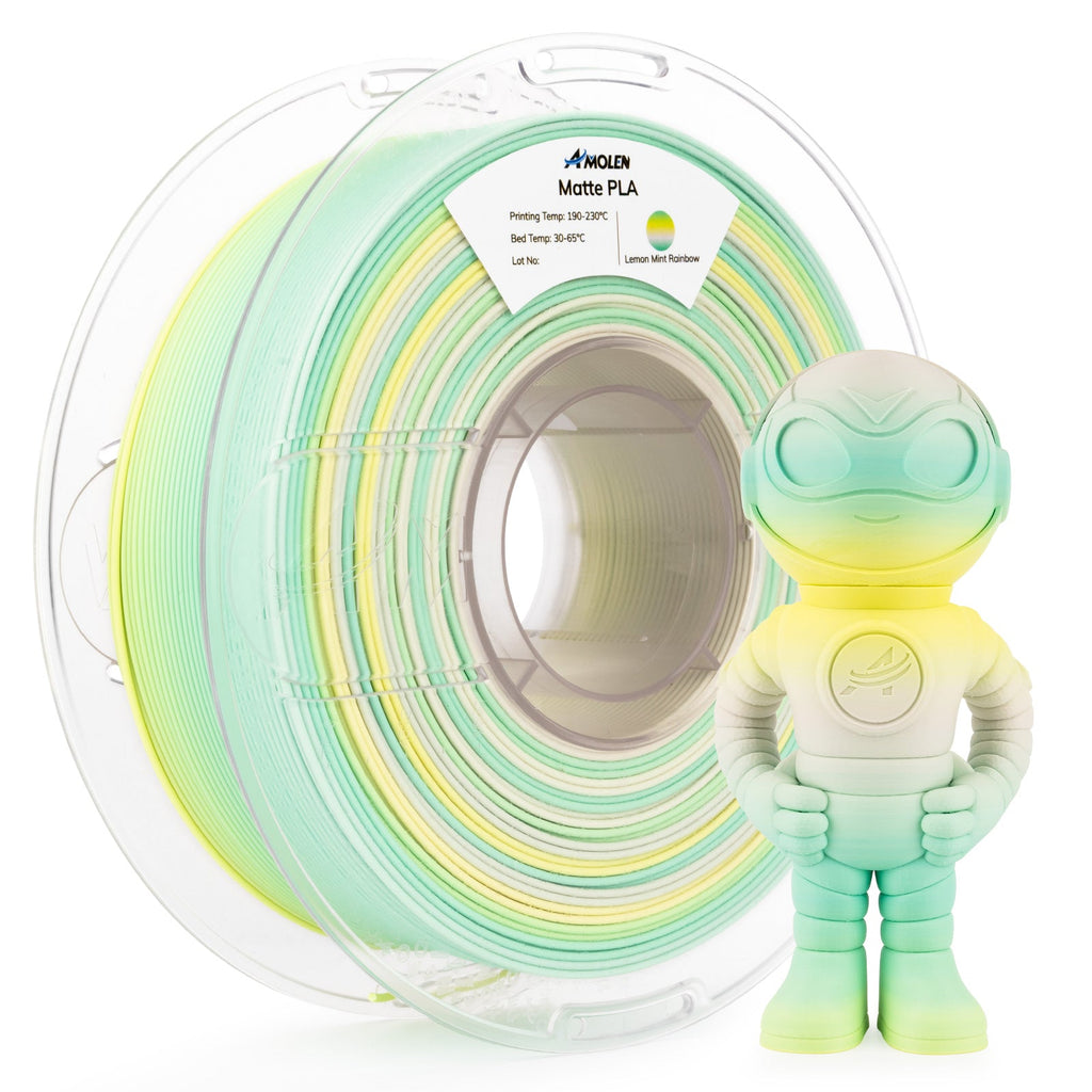 PLA Matte Rainbow Filament 1.75mm, 1KG/2.2LB