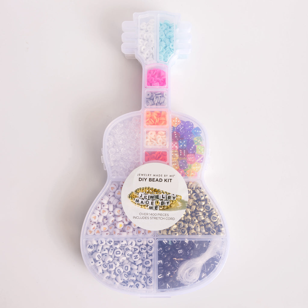 Guitar Shaped DIY Beaded Friendship Bracelet Bead Kit