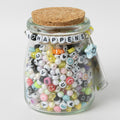 $#IT Happens Numbers Symbols and Letters DIY Bead Jar