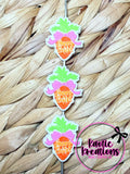 (DISCONTINUED) HAPPY EASTER CARROT SILICONE FOCAL (1ct)