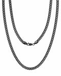 Black Cuban Link Chain (3.5mm)
