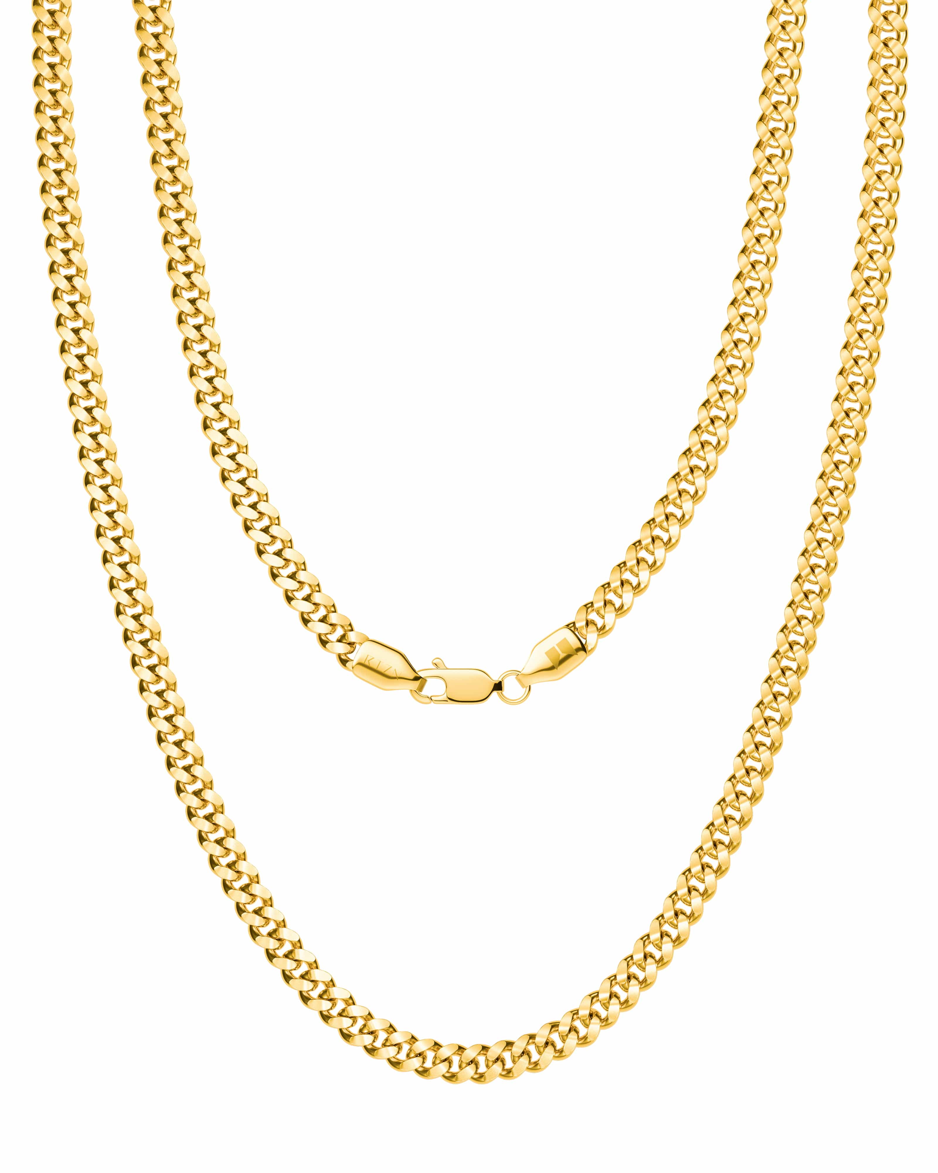 Gold Cuban Link Chain (3.5mm)