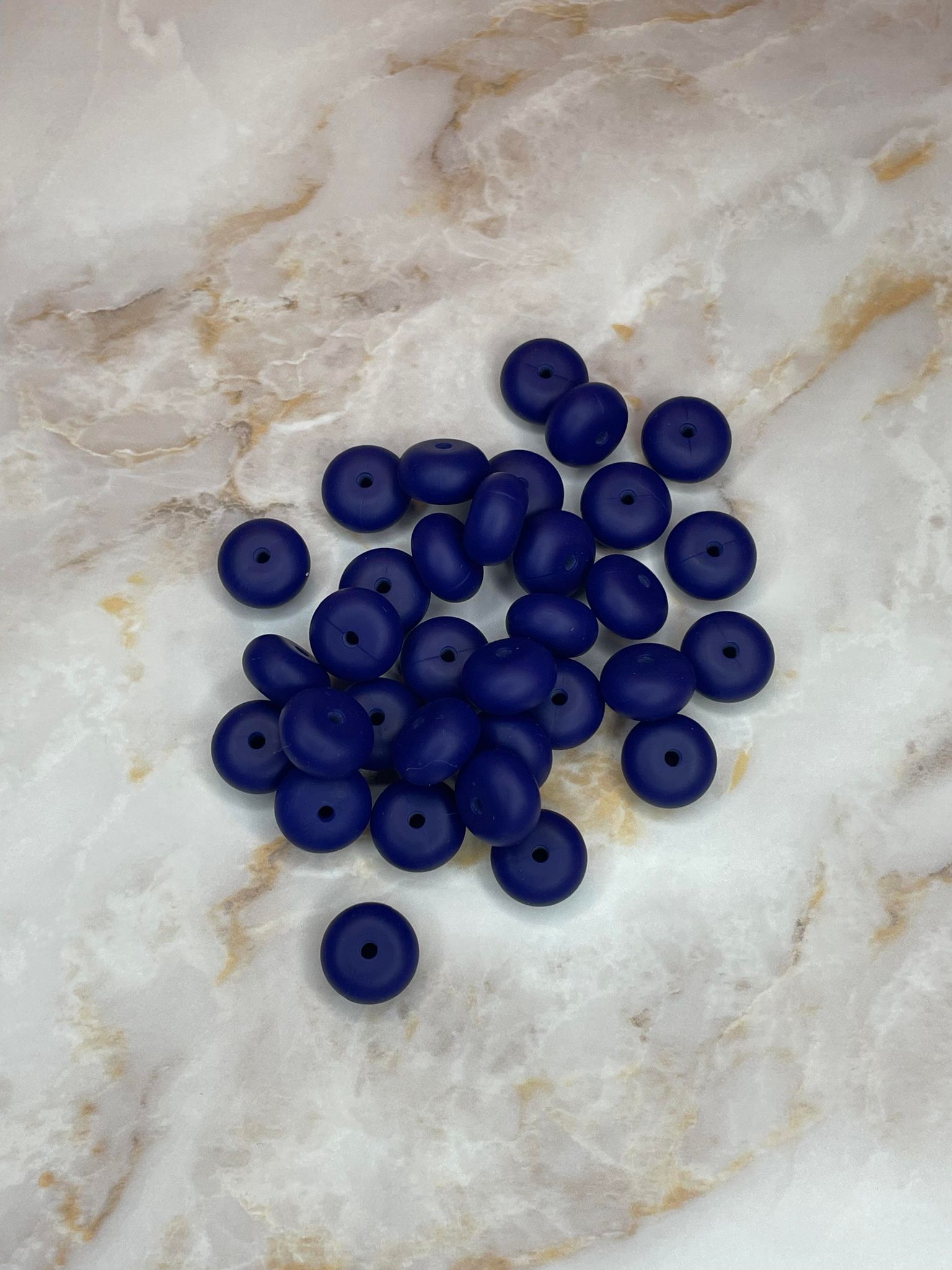 14MM ABACUS BEAD INDIGO #2 (10ct)