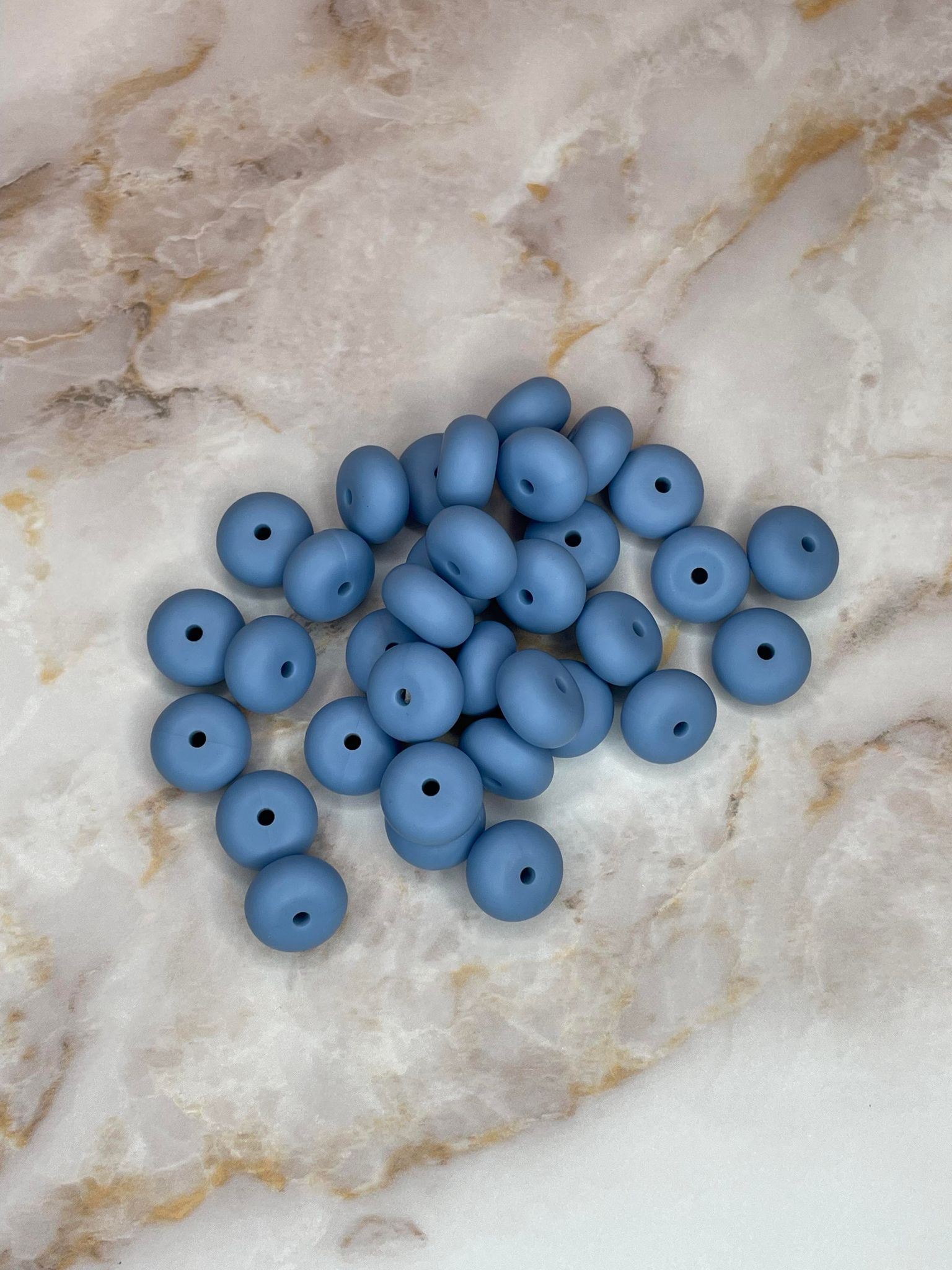 14MM ABACUS BEAD FADED DENIM #96 (10ct)