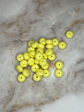 14MM ABACUS BEAD LEMONADE #91 (10ct)