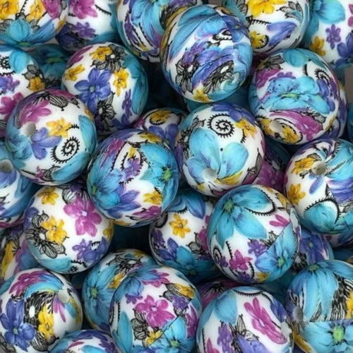 P246 BLUE LOTUS 15MM PRINT (10ct)
