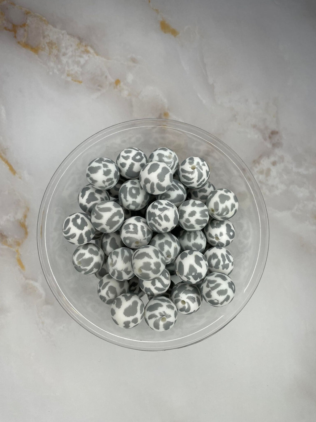 P110 GREY LEOPARD 15MM PRINT (10ct)