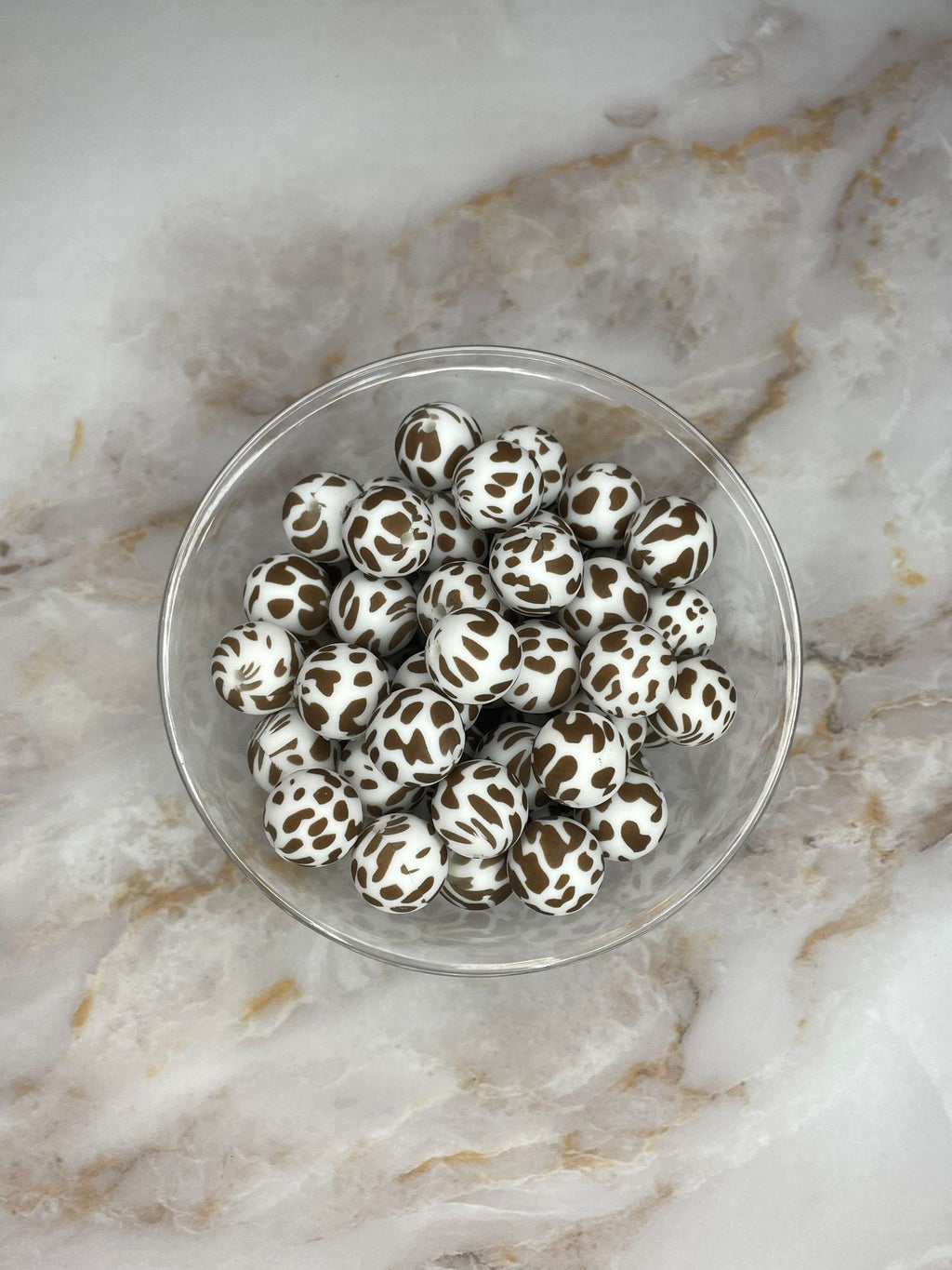 P132 BROWN COW 15MM PRINT (10ct)