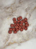 14MM ABACUS BEAD INDIAN RED #94 (10ct)