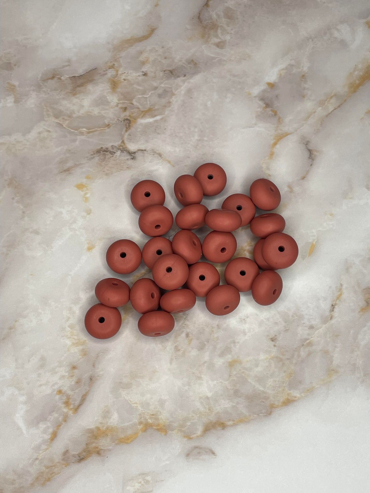 14MM ABACUS BEAD INDIAN RED #94 (10ct)