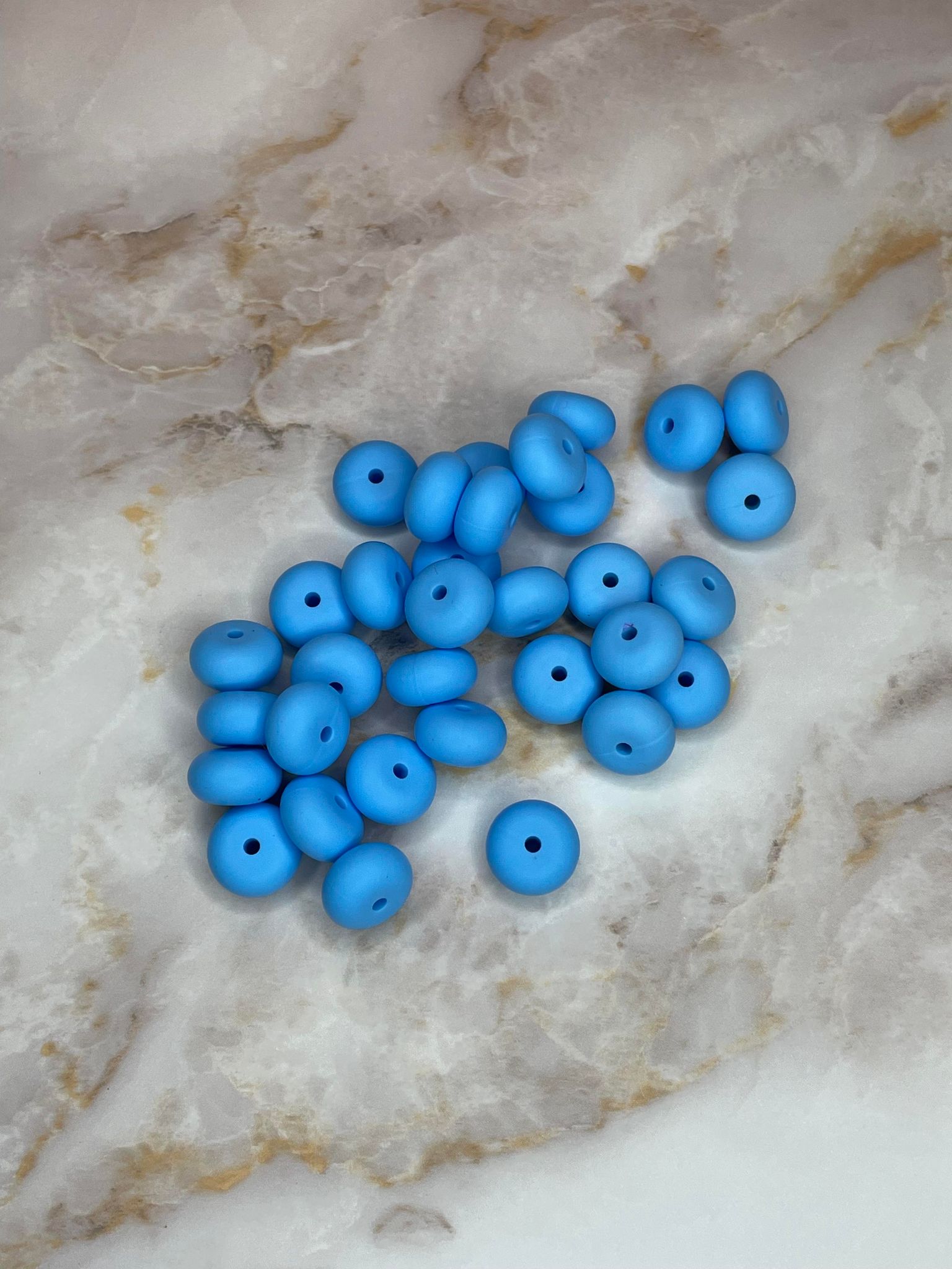 14MM ABACUS BEAD CURIOUS BLUE #14 (10ct)