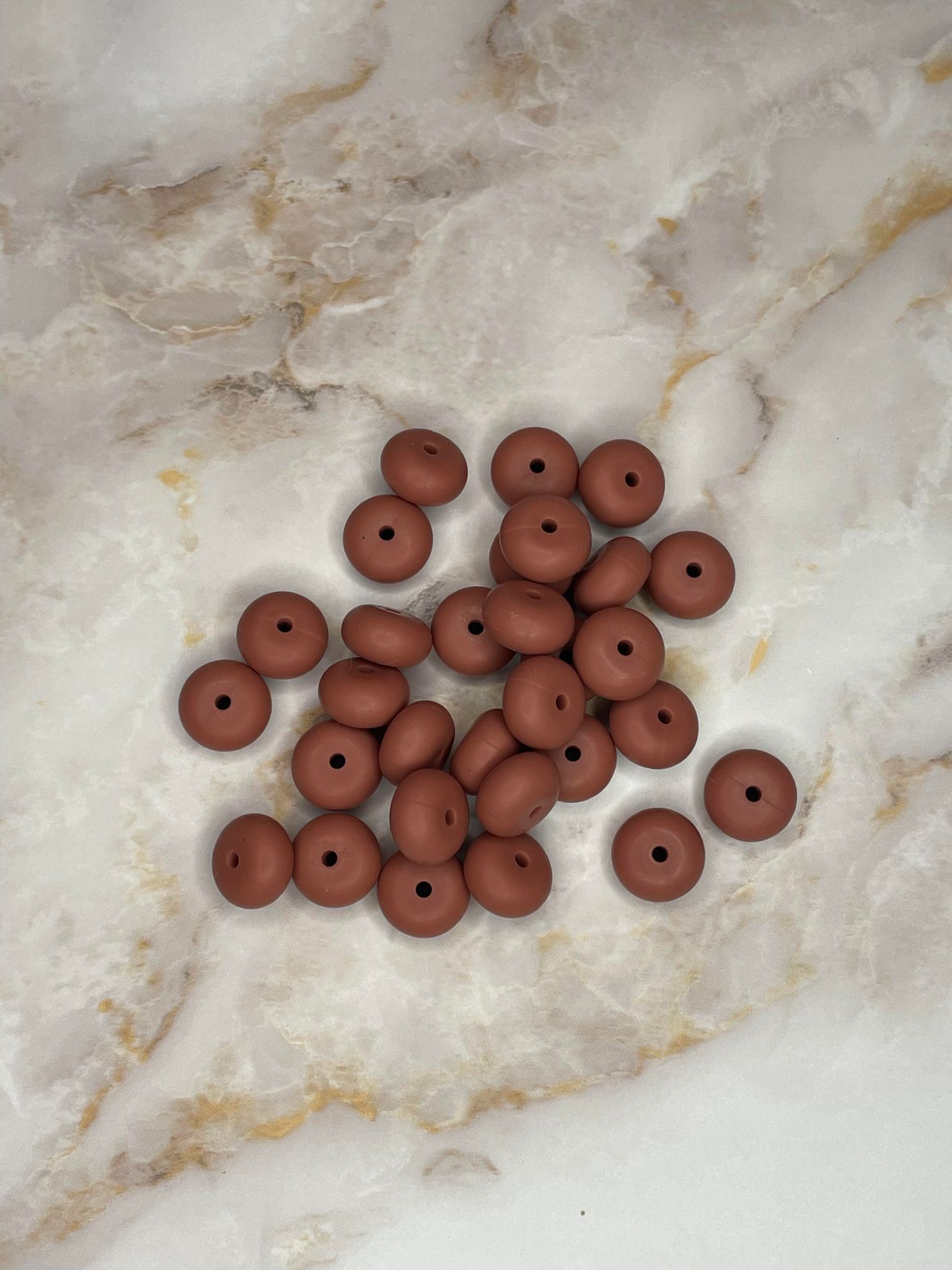 14MM ABACUS BEAD REDWOOD #79 (10ct)