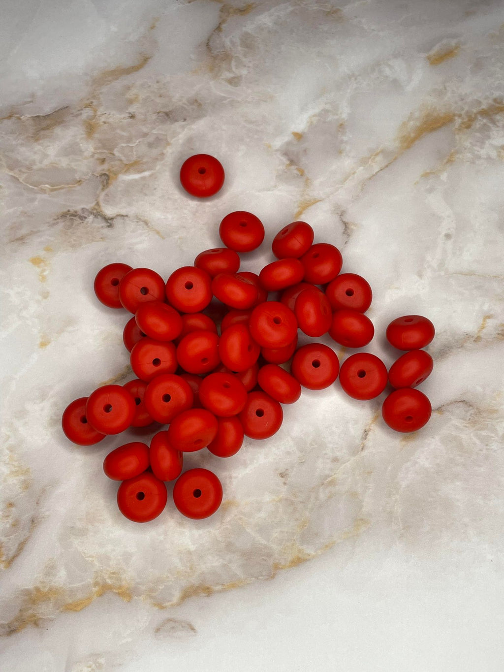 14MM ABACUS BEAD TOMATO #25 (10ct)