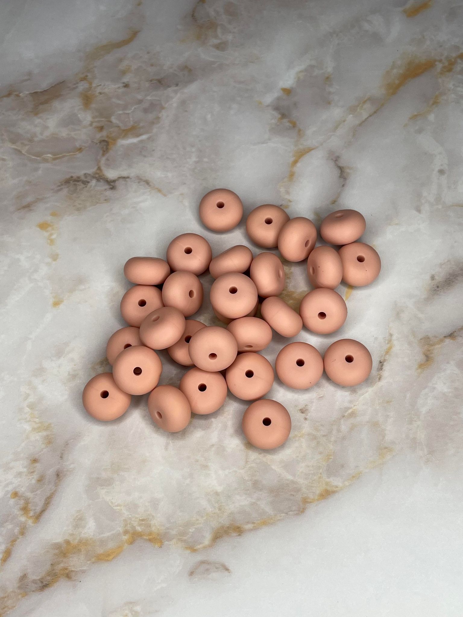 14MM ABACUS BEAD DUSTY ROSE #74 (10ct)