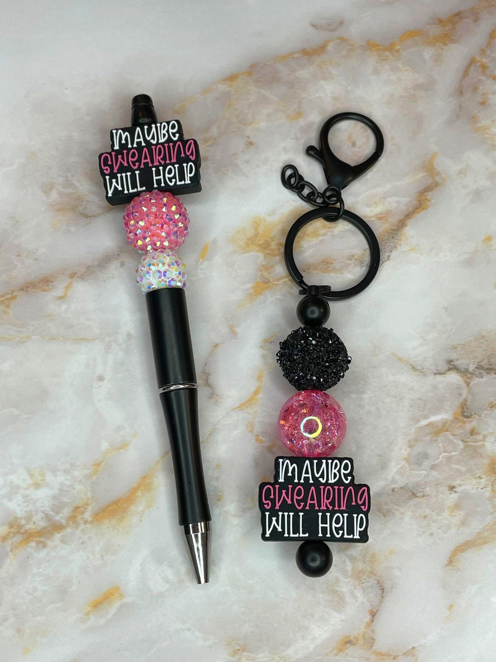 *EXCLUSIVE DESIGN* MAYBE SWEARING WILL HELP SILICONE FOCAL D562 (1ct)