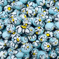 P583 BABY BLUE BIG DAISY 15MM PRINT (10ct)