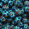 P604 LEOPARD PUZZLE PIECES 15MM PRINT (10ct)