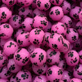 P16 PINK GLITTER PAW 15MM PRINT (10ct)