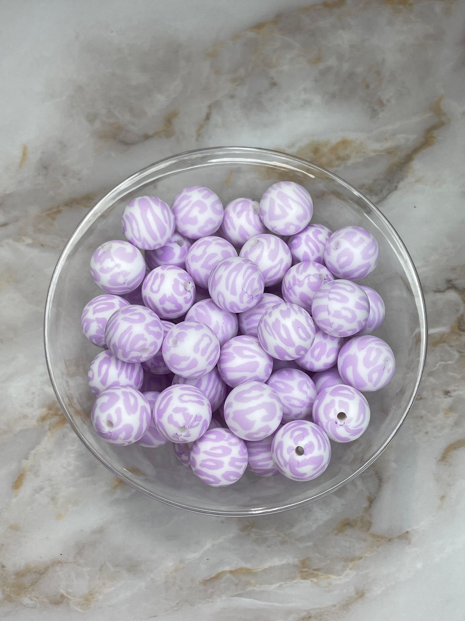 P428 LILAC LEOPARD 15MM PRINT (10ct)