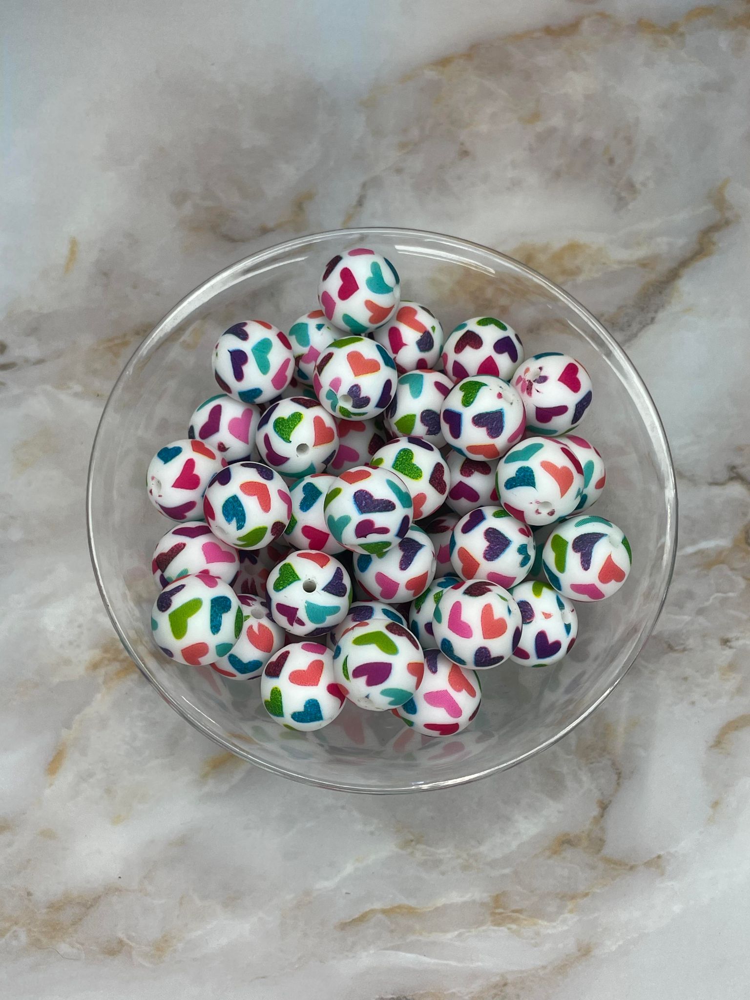P442 HAPPY HEARTS 15MM PRINT (10ct)