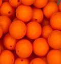 #162 FIRE ORANGE 15MM SOLID (10ct)