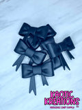 D45 BEADABLE JUMBO SILICONE BOW SOLID BLACK (1ct)