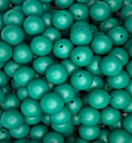 #129 EMERALD 15MM SOLID (10ct)