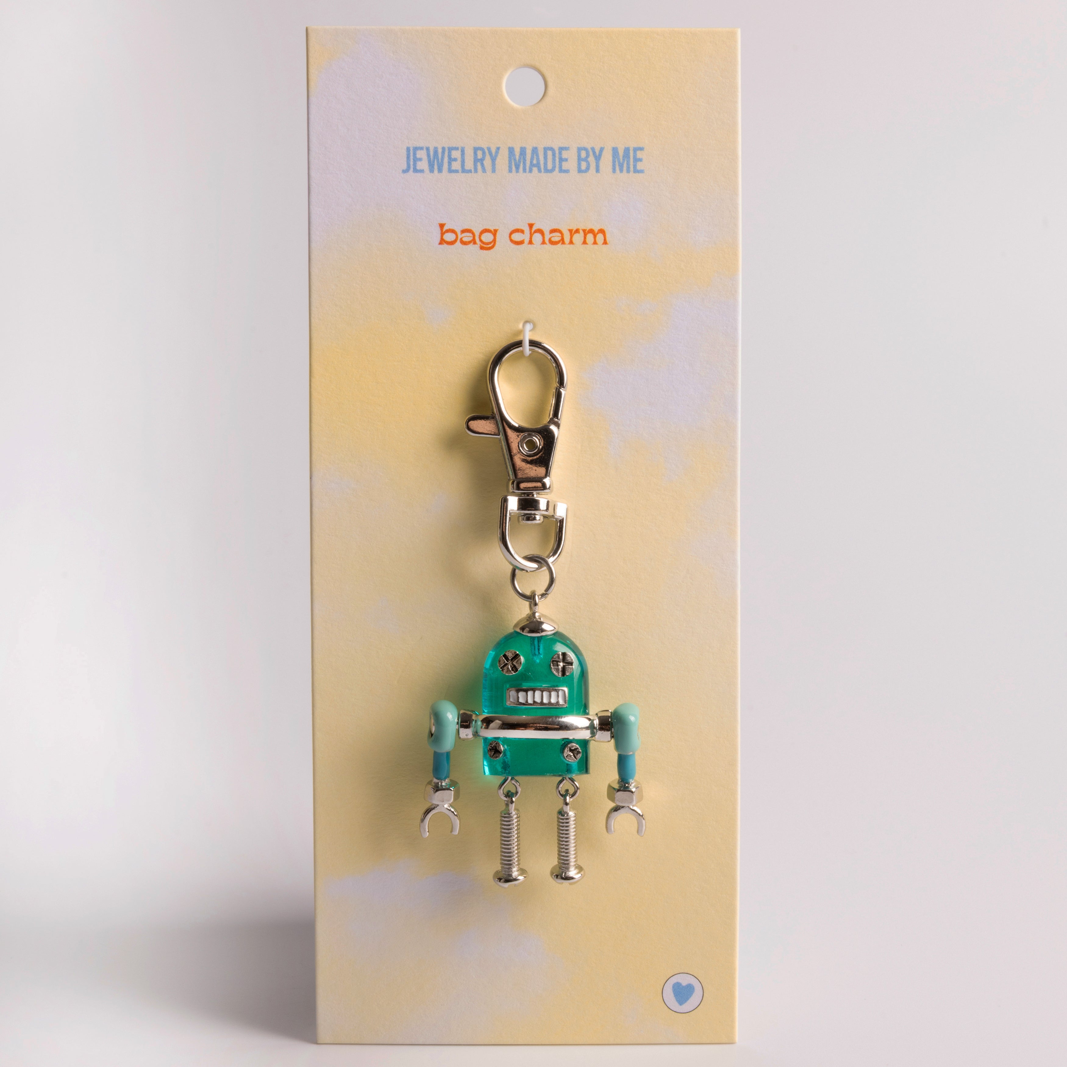 Robot Bag Charm Clip