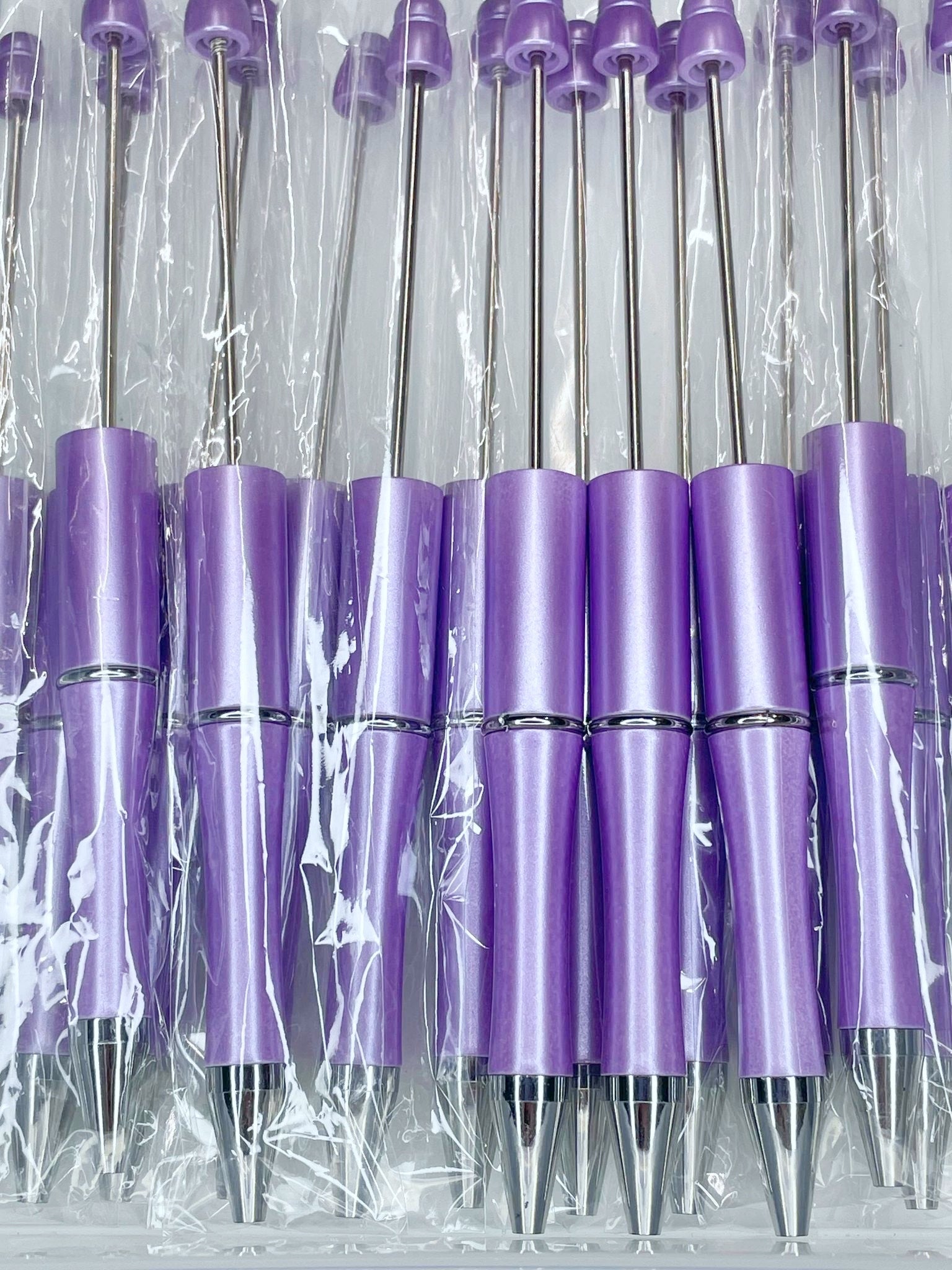 BEADABLE PLASTIC PEN PEARLESCENT LAVENDER B29 (1ct)