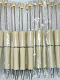 BEADABLE PLASTIC PEN SOLID CREAM B8 (1ct)