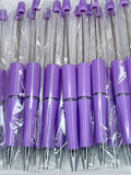 BEADABLE PLASTIC PEN SOLID FAIRY DUST B3 (1ct)