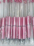 BEADABLE PLASTIC PEN SOLID PEACHY PINK B22 (1ct)