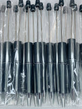 BEADABLE PLASTIC PEN PEARLESCENT DEEP CHARCOAL B15 (1ct)