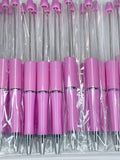 BEADABLE PLASTIC PEN SOLID BRIGHT PINK B4 (1ct)