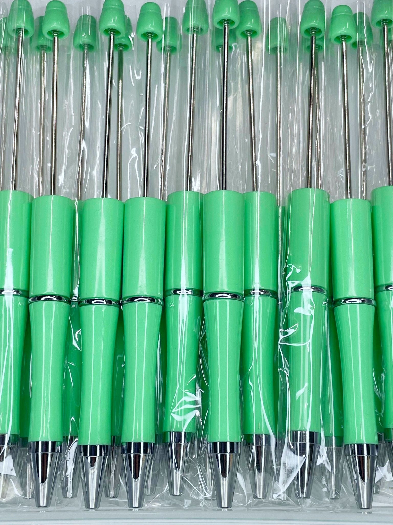 BEADABLE PLASTIC PEN SOLID FRESH MINT B9 (1ct)