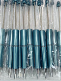BEADABLE PLASTIC PEN PEARLESCENT DEEP TEAL B17 (1ct)