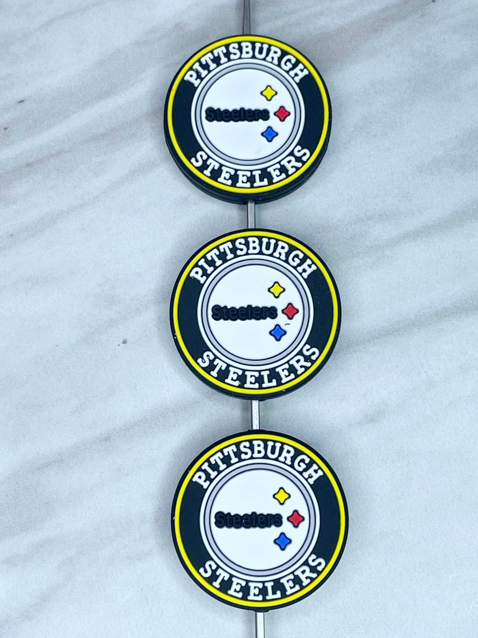 STEELERS ROUND SILICONE FOCAL D231 (1ct)
