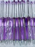 BEADABLE PLASTIC PEN CHROME LAVENDER B39 (1ct)