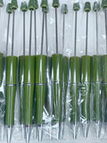 BEADABLE PLASTIC PEN SOLID ARMY GREEN B28 (1ct)